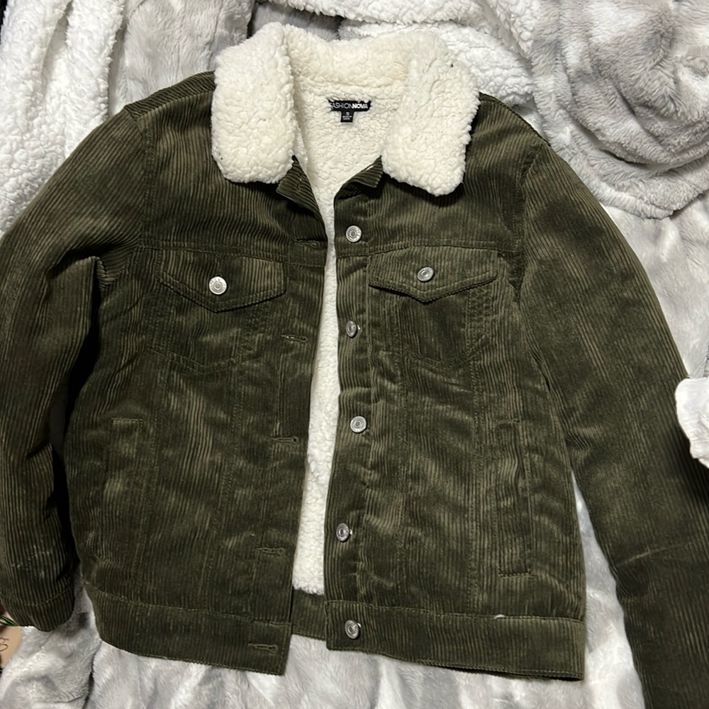 Fashion Nova, corduroyed jacket worn 1x